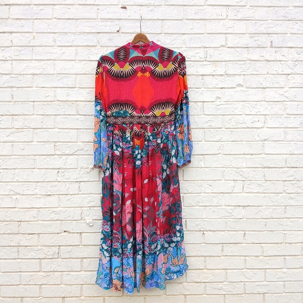 Bhanuni By Jyoti Multicolor Maxi Dress 4P - Picture 14 of 14